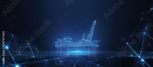 Offshore Platform Digital Blueprint in a Connected Network Concept