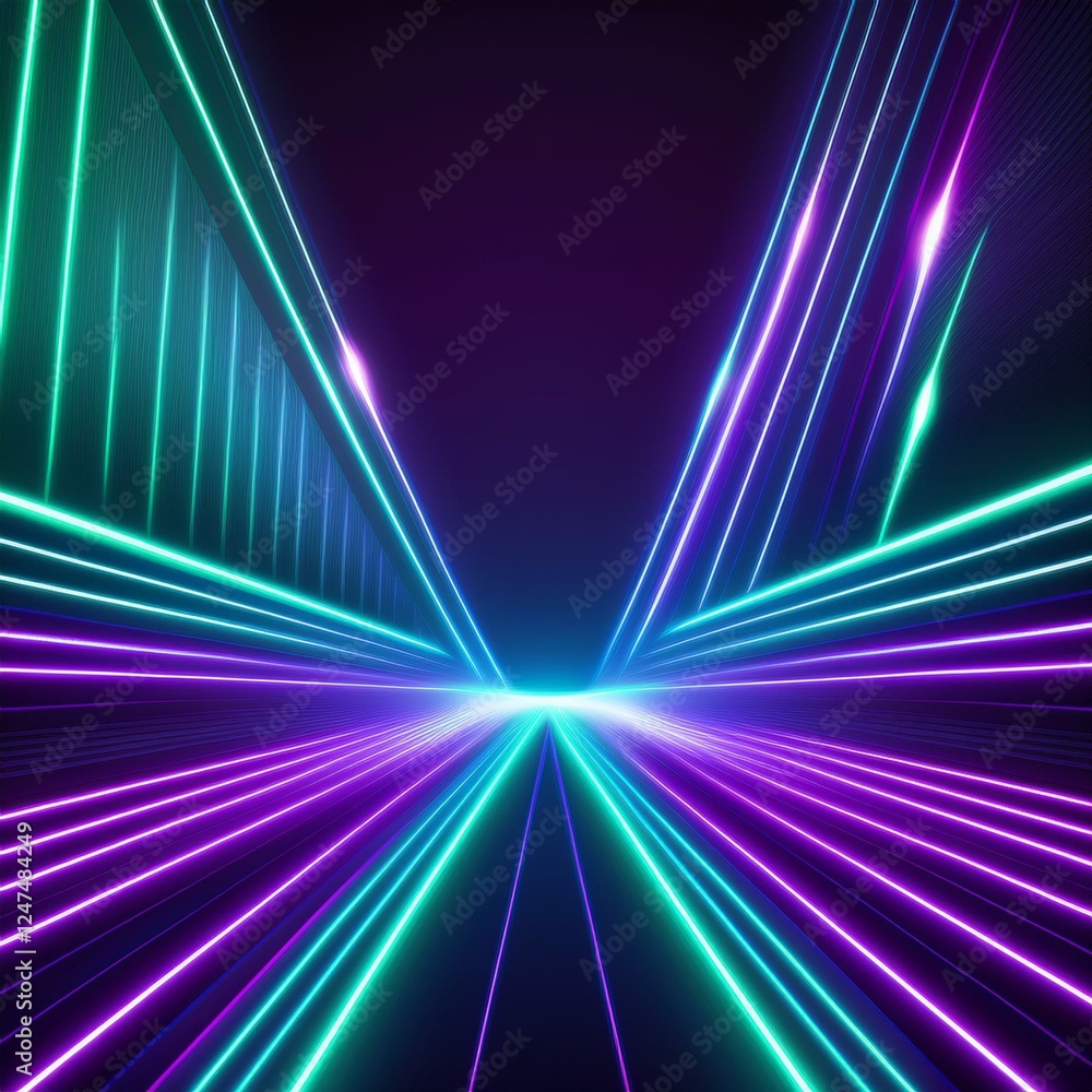Laser beams diagonal beams of light on a dark background. Colorful light paths with movement effect graphic resource Laser beams diagonal beams of light on a dark background. Colorful light paths with movement effect graphic resource