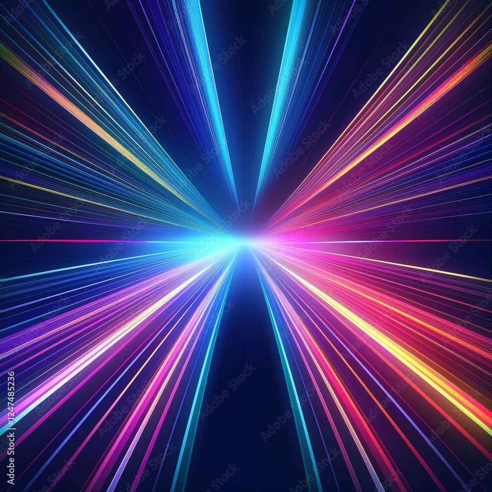 Laser beams diagonal beams of light on a dark background. Colorful light paths with movement effect graphic resource Laser beams diagonal beams of light on a dark background. Colorful light paths with movement effect graphic resource