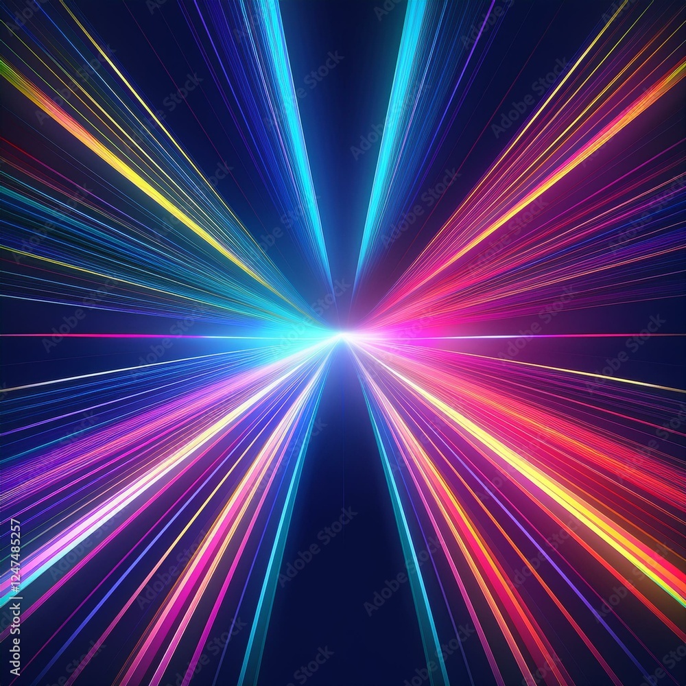Laser beams diagonal beams of light on a dark background. Colorful light paths with movement effect graphic resource Laser beams diagonal beams of light on a dark background. Colorful light paths with movement effect graphic resource