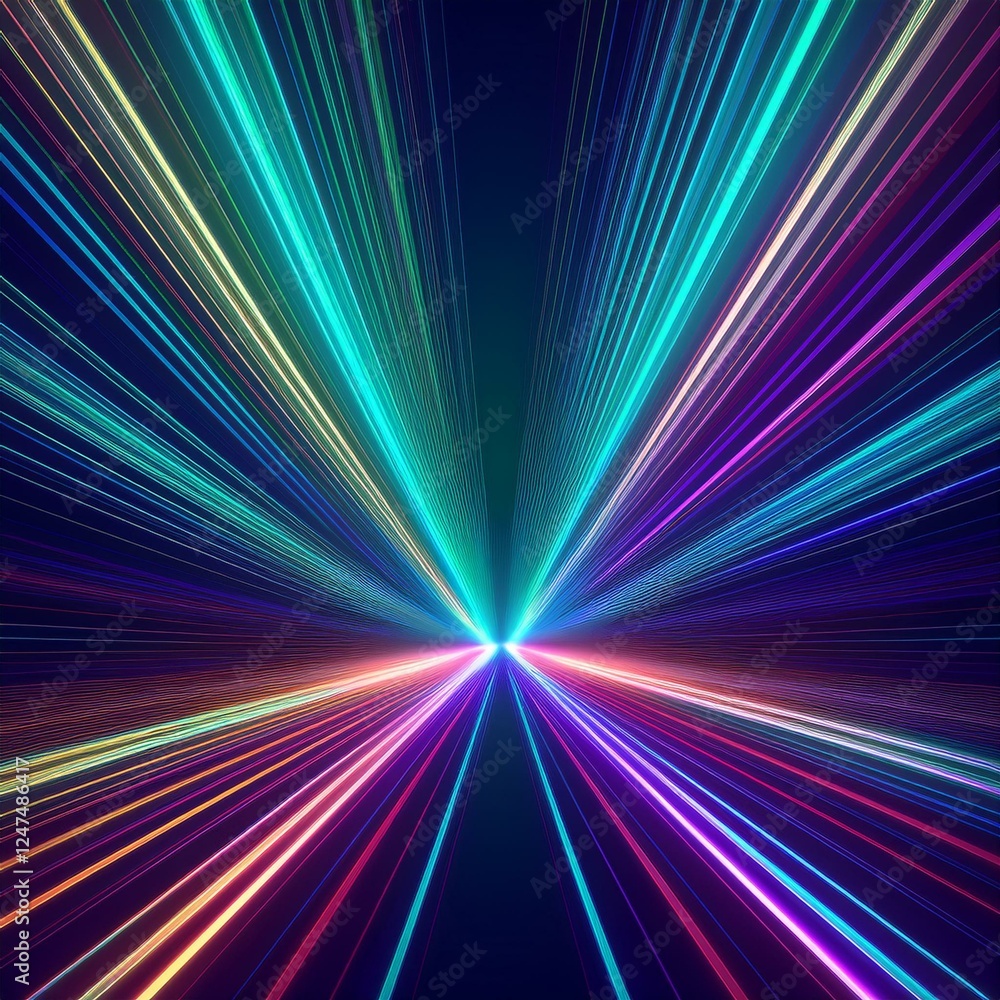 Laser beams diagonal beams of light on a dark background. Colorful light paths with movement effect graphic resource Laser beams diagonal beams of light on a dark background. Colorful light paths with movement effect graphic resource