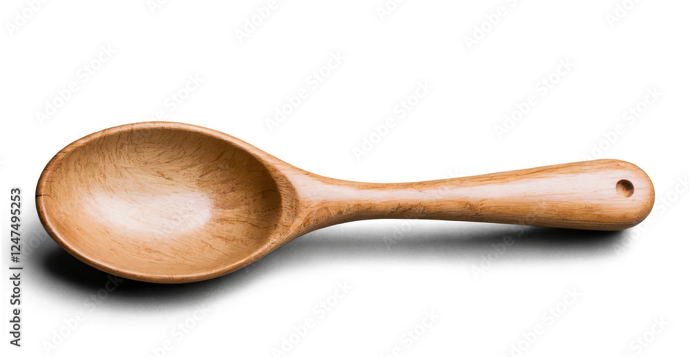 Wooden spoon with a smooth finish, perfect for cooking and serving in style. A kitchen essential for chefs and home cooks. isolated on transparent background Wooden spoon with a smooth finish, perfect for cooking and serving in style. A kitchen essential for chefs and home cooks. isolated on transparent background