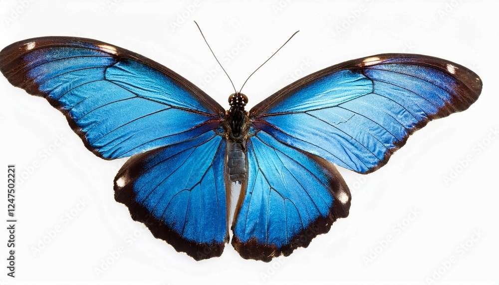 Obraz premium blue morpho butterfly