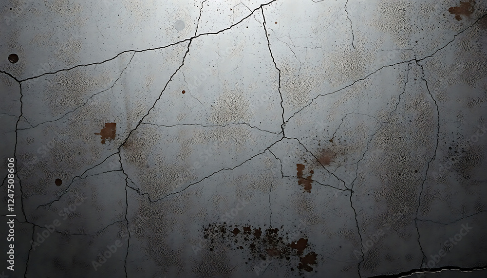 background of textured concrete surface with visible cracks, oil stains and faint traces of mechanical tool marks background of textured concrete surface with visible cracks, oil stains and faint traces of mechanical tool marks