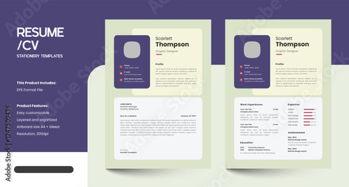 Minimalist Resume Design Template
