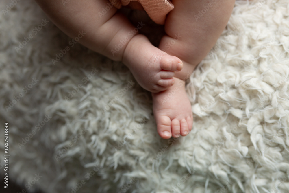 little fingers, newborn feet wrapped in cloth little fingers, newborn feet wrapped in cloth