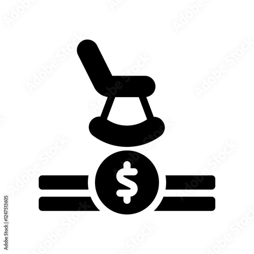 future funding glyph icon