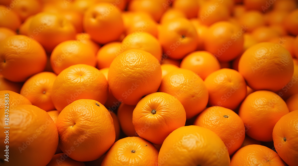 Pile of Fresh Oranges: Vibrant Citrus Fruit Close-Up, Healthy Eating, Vitamin C Source, Bright Orange Color, Food Photography Pile of Fresh Oranges: Vibrant Citrus Fruit Close-Up, Healthy Eating, Vitamin C Source, Bright Orange Color, Food Photography