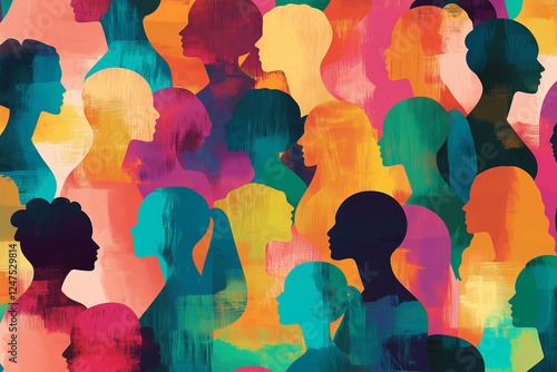 illustration, dei , diversity , equity, and inclusion. woman's day