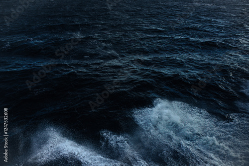 Fototapeta Naklejka Na Ścianę i Meble -  dark blue water surface