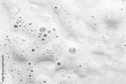 Wallpaper Mural Close-up of white foam bubbles on solid surface. Artificial Intelligence Torontodigital.ca