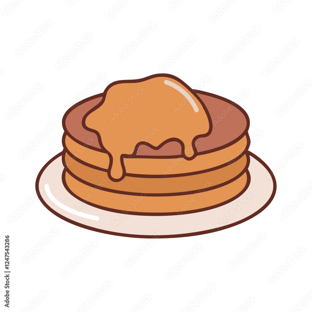 Pancakes with Syrup and Butter Pancakes with Syrup and Butter