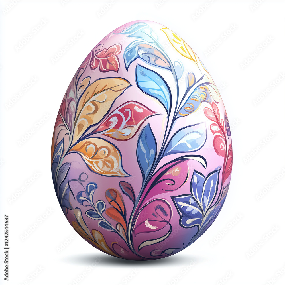 Ornate Easter Egg Design Ornate Easter Egg Design