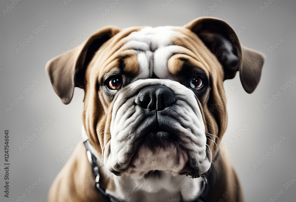 painting shadow digital bulldog background white english animal isolated dog pet cute adorable colourful domestic purebred mammal canino wrinkled head face looking portrait shot brown illustration painting shadow digital bulldog background white english animal isolated dog pet cute adorable colourful domestic purebred mammal canino wrinkled head face looking portrait shot brown illustration