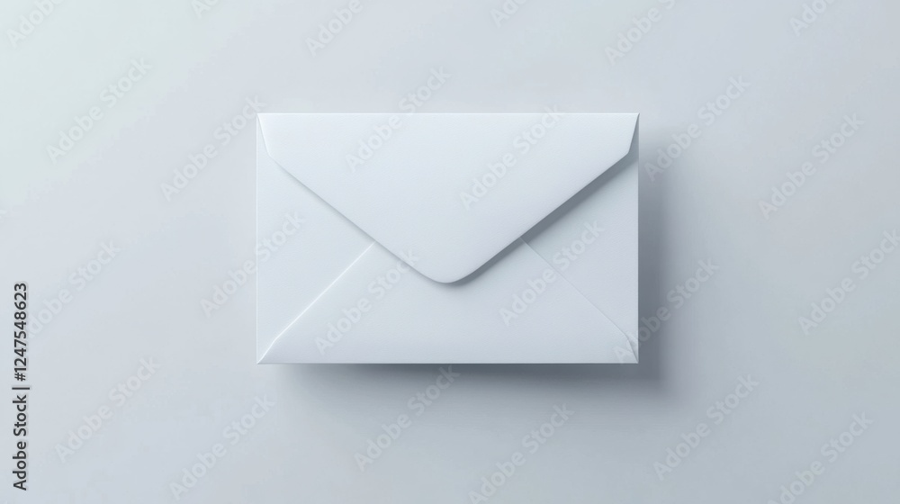 blank white envelope mockup on white background blank white envelope mockup on white background