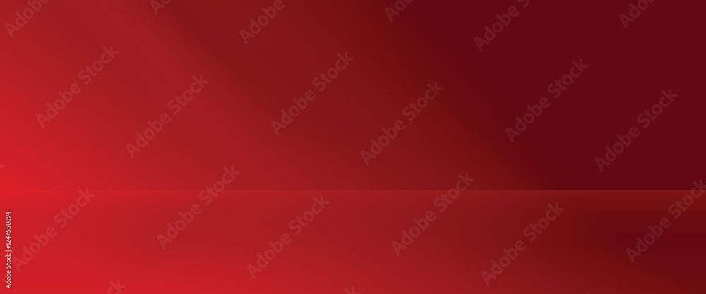 Wall interior background, studio and backdrops show products.with shadow from window color Red background for text insertion and presentation product Wall interior background, studio and backdrops show products.with shadow from window color Red background for text insertion and presentation product