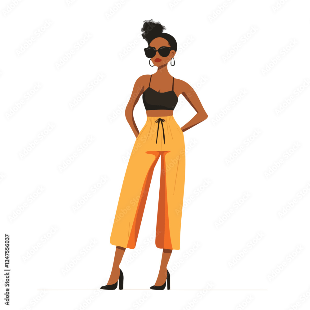 Ivory Coast Women's Summer Attire | Cultural Fashion Vector Illustration & Design
Ivory Coast Women's Summer Attire | Cultural Fashion Vector Illustration & Design
