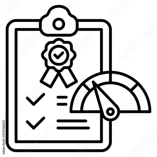 Performance Standart  Icon Element For Design