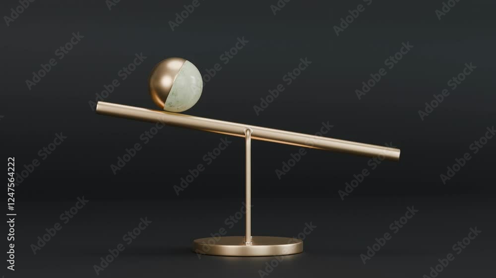 3d render of super satisfying ball animation, 4k seamless loop backdrop 3d render of super satisfying ball animation, 4k seamless loop backdrop