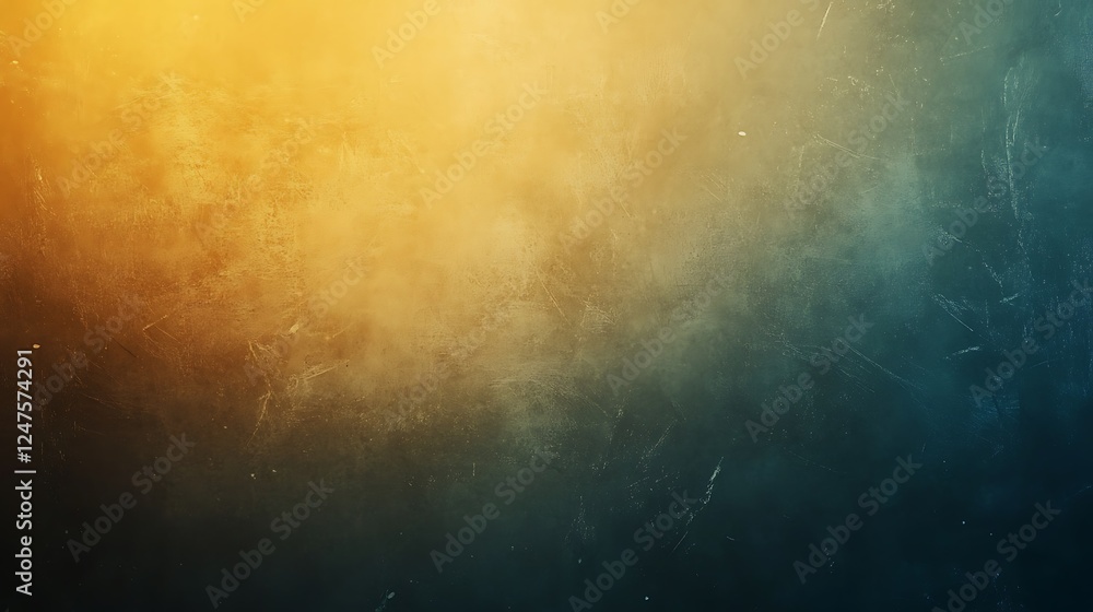 Smoky gradient, teal-gold texture Smoky gradient, teal-gold texture