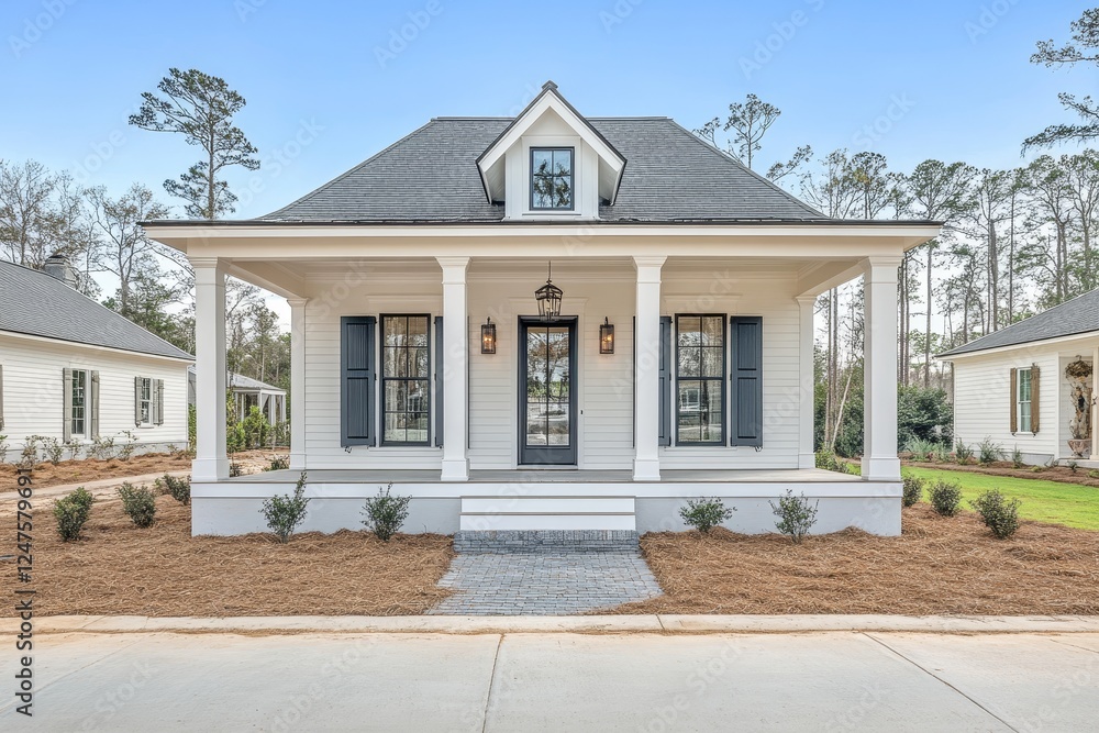 Naklejka premium Known as Colonial Ranch, Charles Pinckney's homestead is positioned in the outskirts of Charleston, South Carolina.