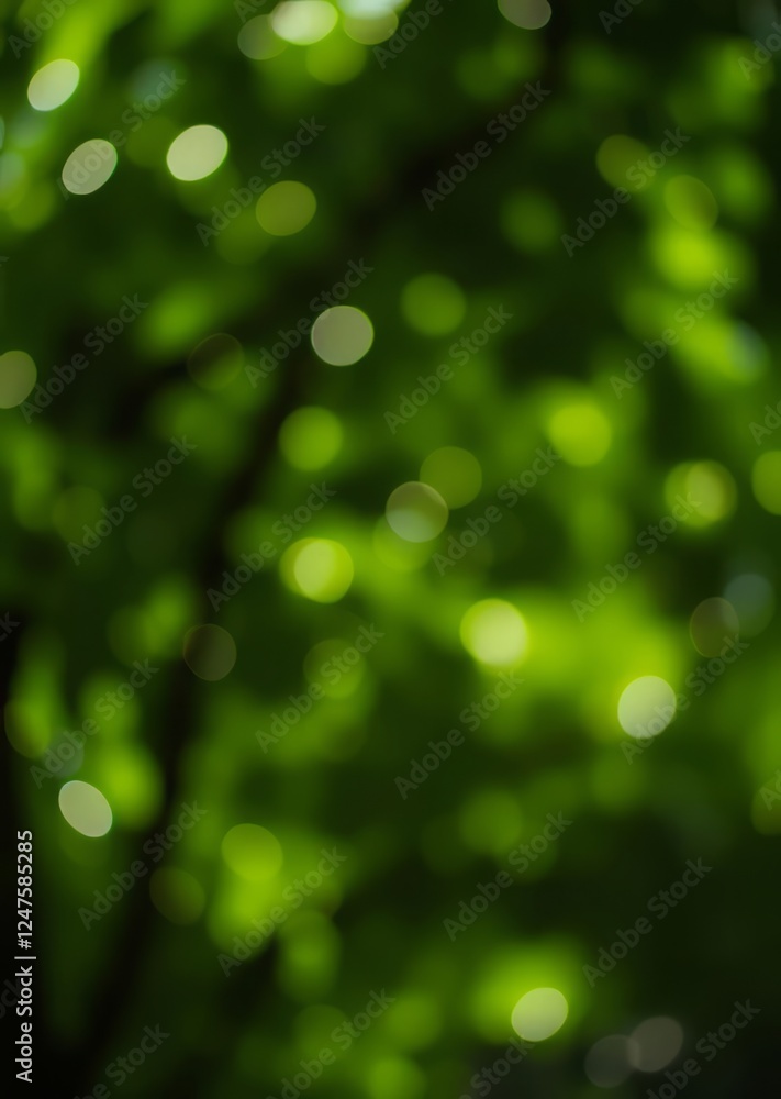 Obraz premium Green bokeh background outdoors backgrounds sunlight bokeh green bokeh green abstract background light bright blur pattern
