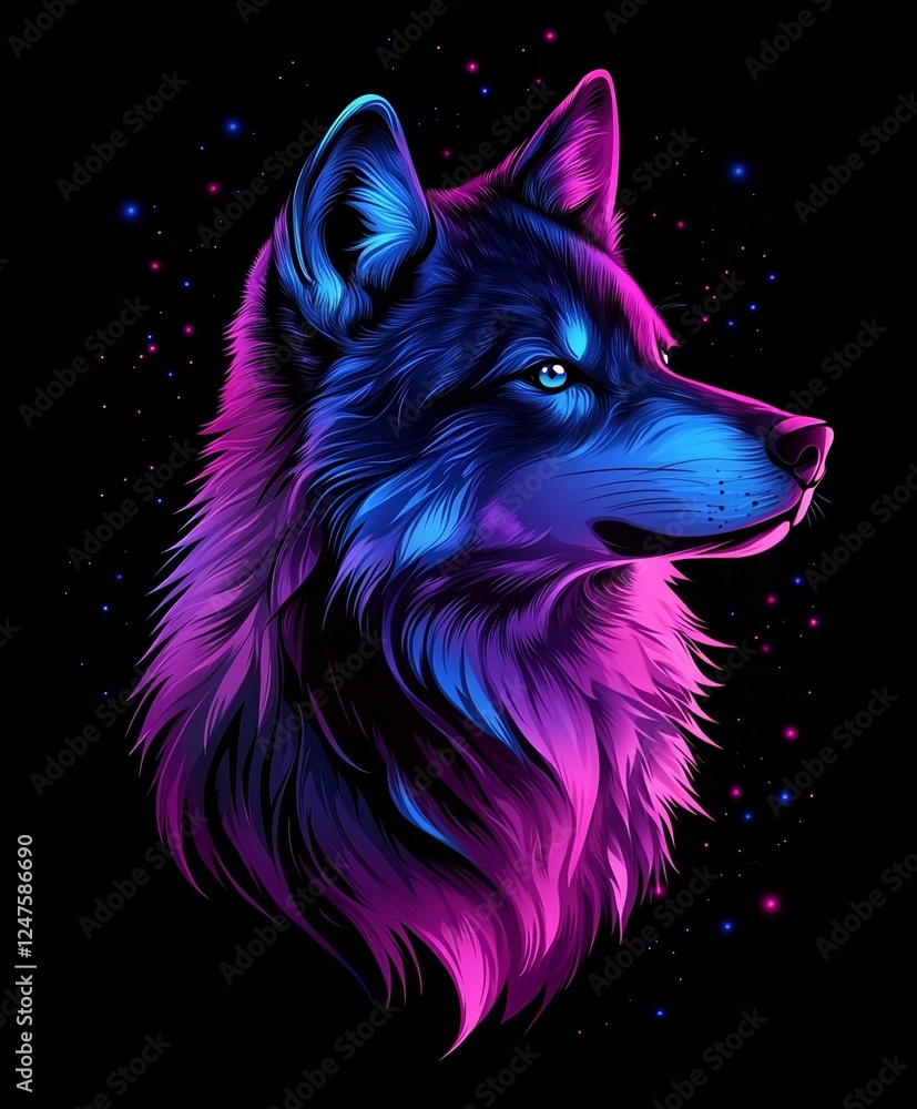 Naklejka premium Adorable White Collie Puppy Sitting in Studio Portrait Isolated on White Background