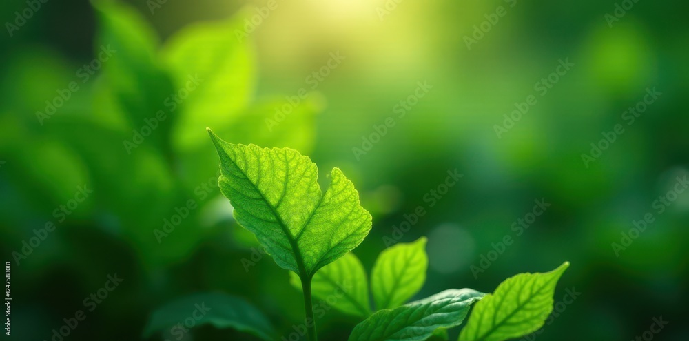 Deep green fronds, sharp detail, sunlight highlights, foliage, glossy Deep green fronds, sharp detail, sunlight highlights, foliage, glossy