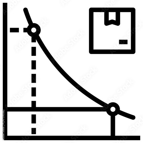 Demand Curve Icon