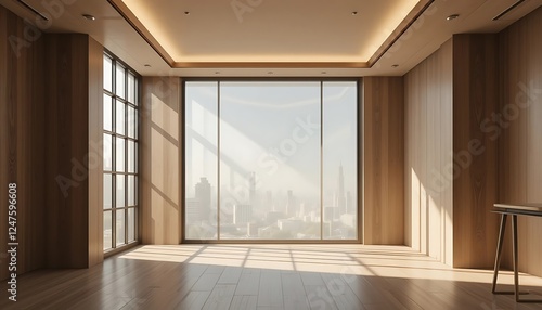 Wallpaper Mural Modern Minimalist Apartment City View Room Design Torontodigital.ca