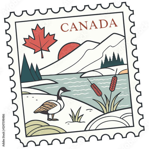 Canada Vintage Postage Stamp