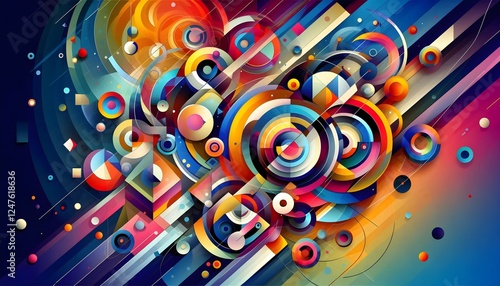 abstract background with circles
