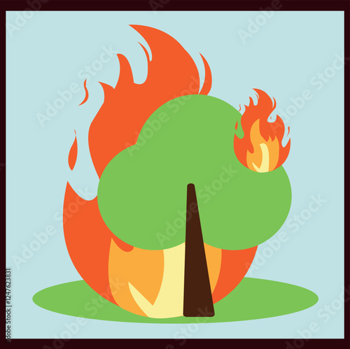 Natural events icons. Natural disasters vector illustrations.