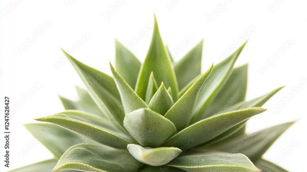 Succulent Symphony: A close-up of an agave succulent, its sharp, spiky leaves forming a vibrant green spiral, showcasing the intricate beauty and resilience of this desert plant. Succulent Symphony: A close-up of an agave succulent, its sharp, spiky leaves forming a vibrant green spiral, showcasing the intricate beauty and resilience of this desert plant.