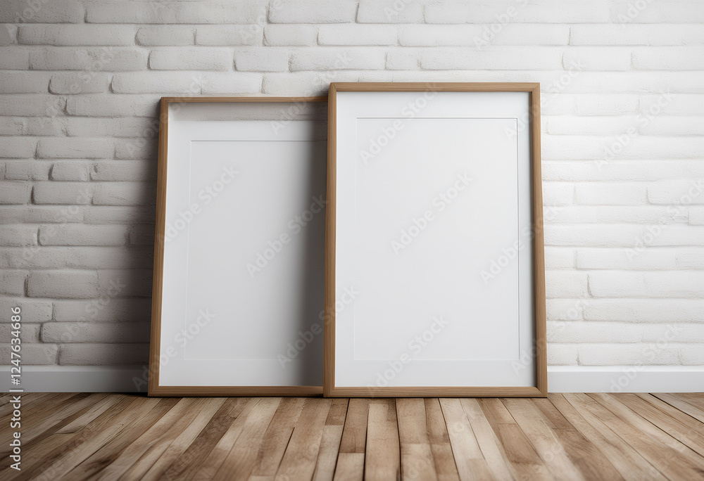 white floor wall wooden blank frame picture poster background box surface isolated page photo clear lean quote business signs portfolio show template shadow graphic card 1 black simple label