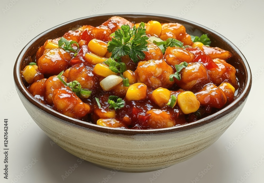 Fresh and Colorful Vegetable Stir Fry with Sweet and Sour Sauce in a Rustic Bowl Surrounded by Fresh Ingredients and Herbs Fresh and Colorful Vegetable Stir Fry with Sweet and Sour Sauce in a Rustic Bowl Surrounded by Fresh Ingredients and Herbs