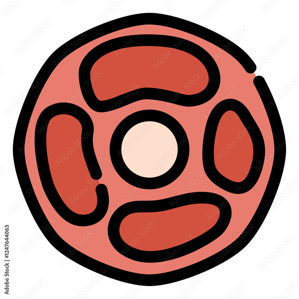 Obraz premium oxtail meat icon