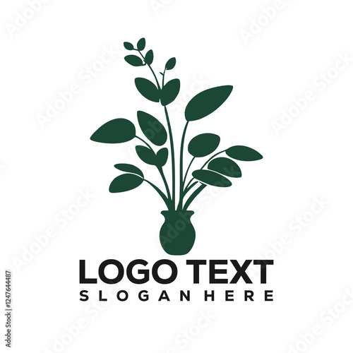 Plant pot icon isolated on white background