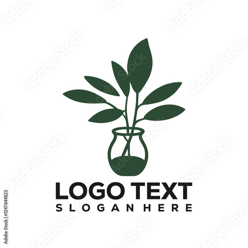 Plant pot icon isolated on white background