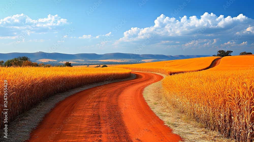 road in the field road in the field