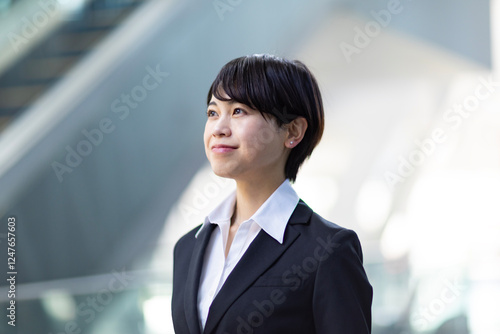 Wallpaper Mural ビジネスウーマンのポートレート Torontodigital.ca