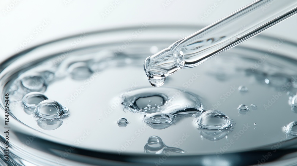 Macro Photography of Dropper Dispensing Liquid onto a Glass Surface Macro Photography of Dropper Dispensing Liquid onto a Glass Surface
