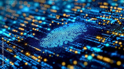 Digital Fingerprint: Cybersecurity, Data Privacy, and Biometric Authentication in a Futuristic Technological World