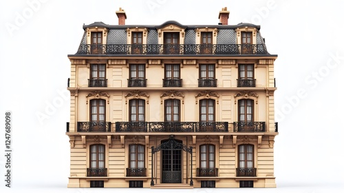 Wallpaper Mural Whimsical Fairy-Tale Toy House Isolated In White Background Torontodigital.ca