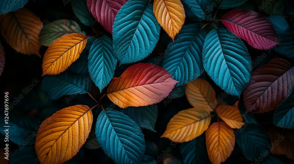 Colorful autumn leaves background. Colorful autumn leaves background.