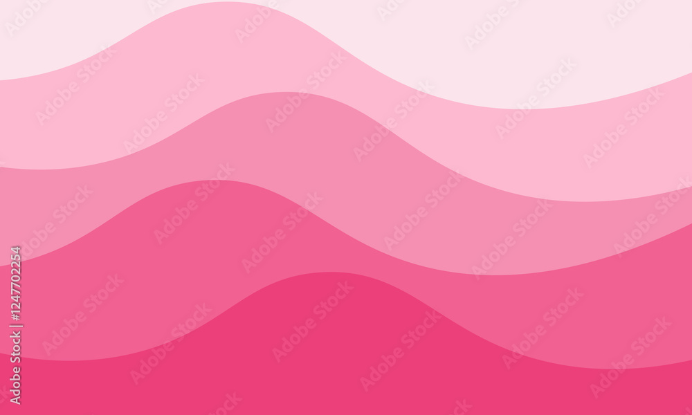 Overlapping pink business wave banner. flat pink gradient. wavy background. trendy Overlapping pink business wave banner. flat pink gradient. wavy background. trendy