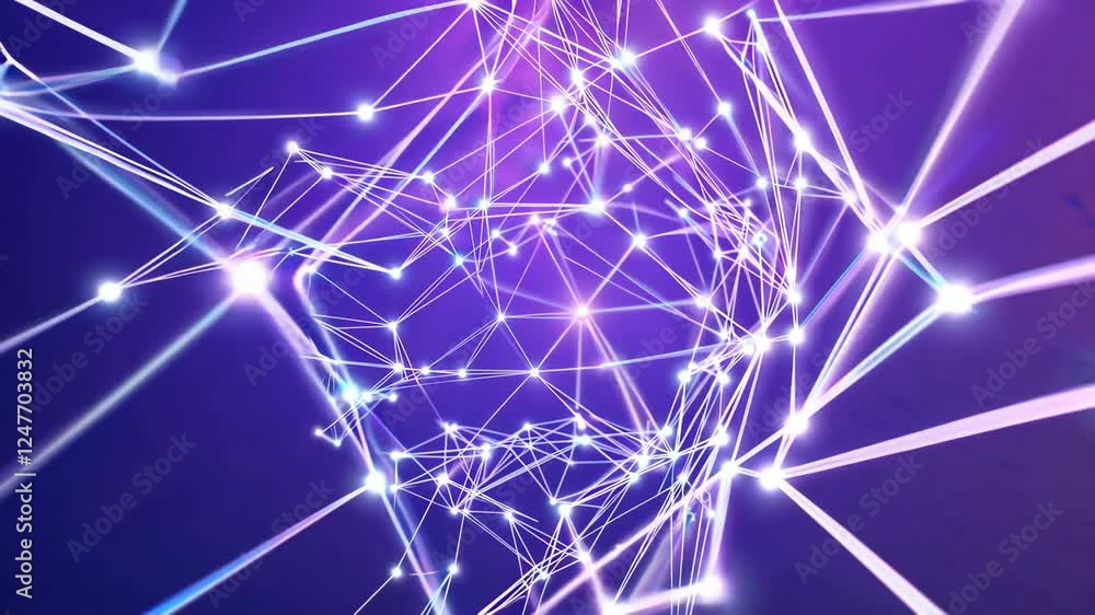 Bright blue and white lines form intricate connections, showcasing an advanced network structure. This visual emphasizes technology's evolution and the importance of connectivity. Bright blue and white lines form intricate connections, showcasing an advanced network structure. This visual emphasizes technology's evolution and the importance of connectivity.