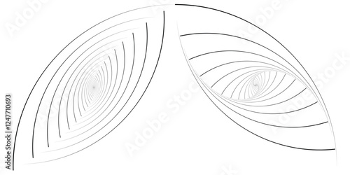 Thin line wavy abstract vector background. Curve wave seamless pattern eps 10