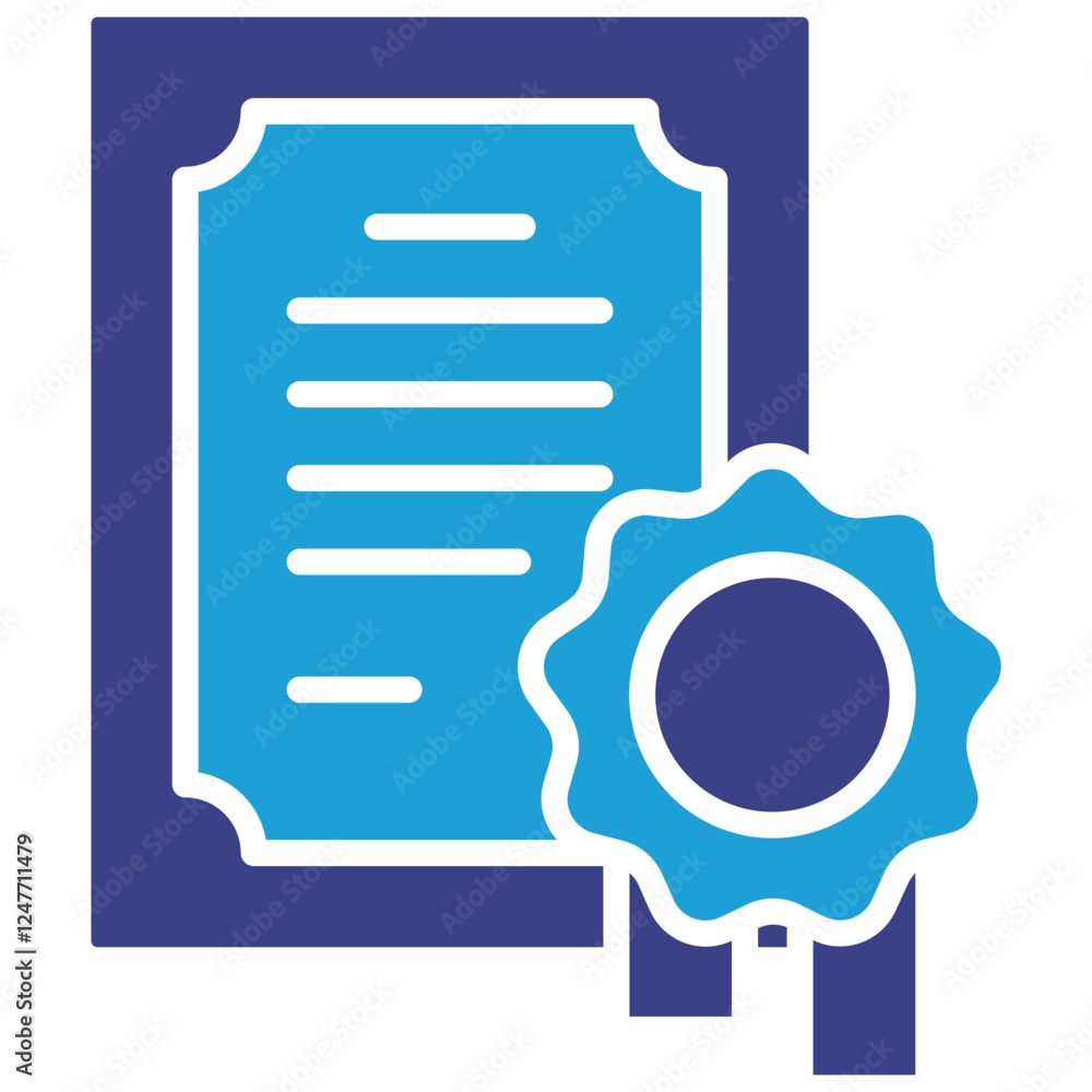 Obraz premium Certificate Icon