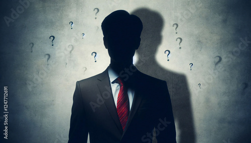 Mysterious entity - Dark side of business company with absolute top down authority